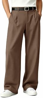 Runcati Men's Wide Stretch Chino Pants