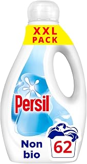 Persil Non Bio Laundry Washing Liquid Detergent 62 washes (1.674 L) | Gentle next to sensitive skin, dermatologically tested & tough on stains, effective in quick & cold washes