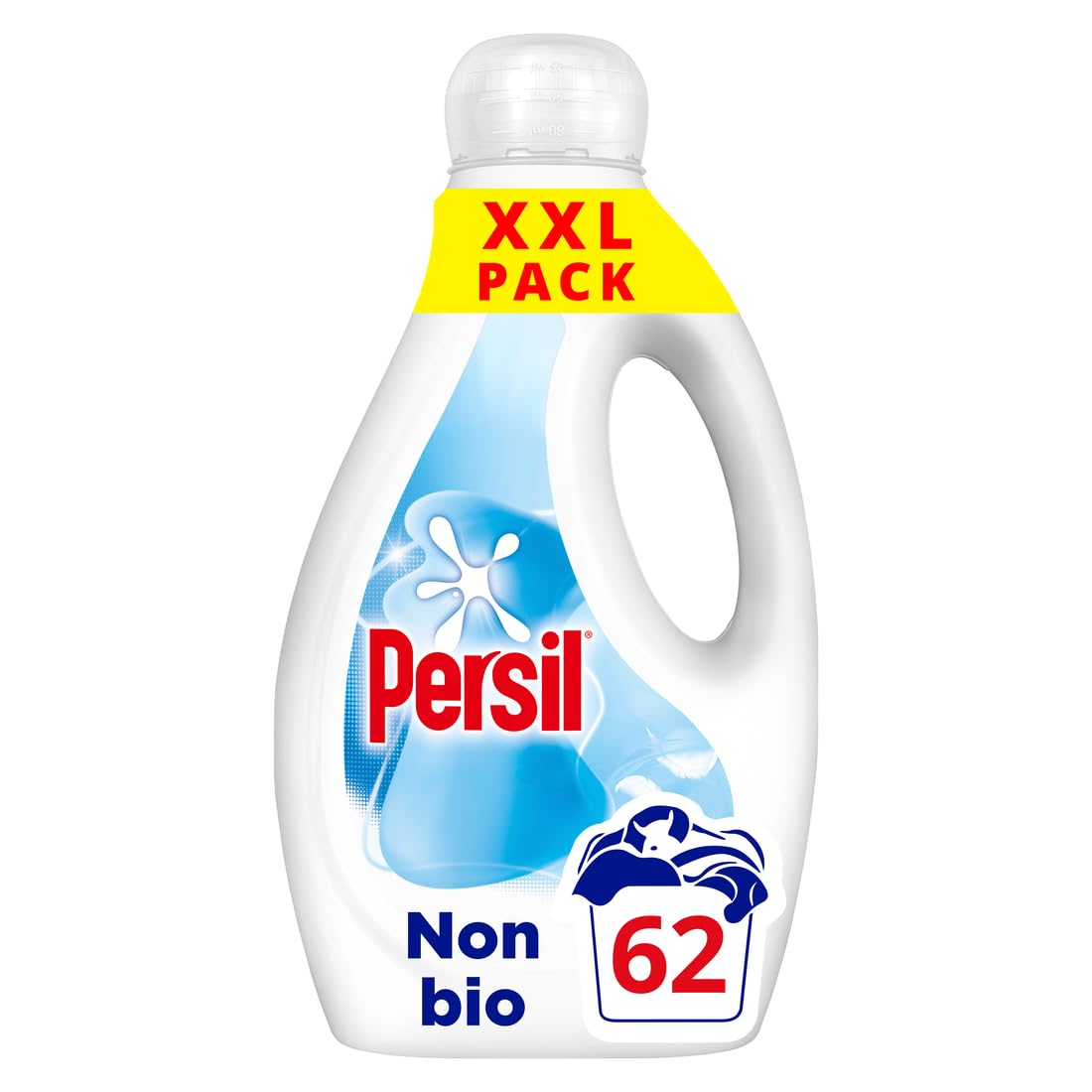 Persil Non Bio Laundry Washing Liquid Detergent 62 washes (1.674 L) | Gentle nex