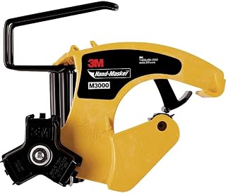 Hand-Masker 3M M3000 Tape Dispenser, Film & Tape | Applies Painter's Tape to Masking Film or Paper in One Continuous Application, Compact & Lightweight Design