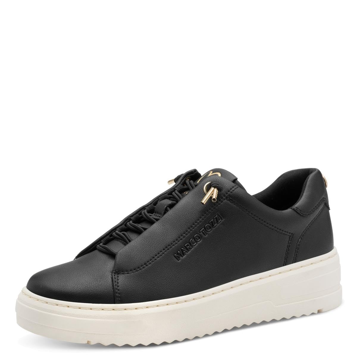 Marco Tozzi Women's Soft Sneaker Feel Me Removable Insole Soft Vegan Lining Lace