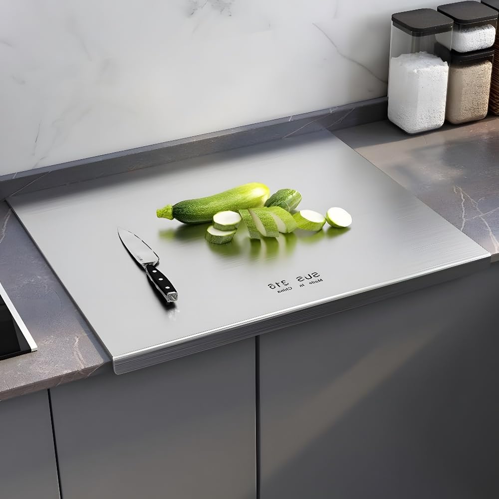 Chopping Board 316 Stainless Steel,Chopping Boards for Kitchens,Worktop Saver,Cu