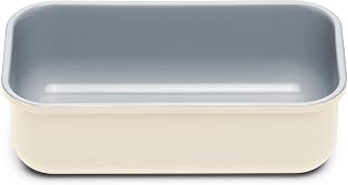 Caraway Non-Stick Ceramic-Coated 1 lb Loaf Pan | Naturally Slick Ceramic Coating, Non-Toxic, PTFE and PFOA Free, Perfect for Pound Cakes, Breads, and More, Cream