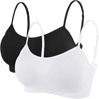 Litthing Sports Bra, Women's Light, Supportive Bustier. Stretchy Sports Bra Top For Yoga, Fitness Training