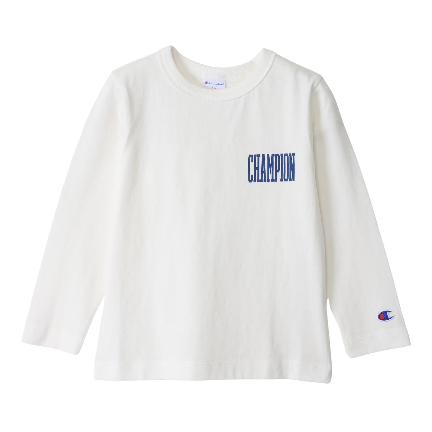 Champion CKSX407Z/CKSX407ZJ 100% Cotton Graphic Logo Printed Long T-Shirt, Kids,