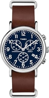 Timex TW2P624009J Women's Analogue Quartz Watch with Leather Strap