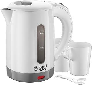 Russell Hobbs Electric 0.85L Travel Kettle, Compact Design, 1000W