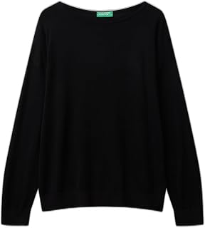 United Colors of Benetton Maglia Sc Barca M/L 103vd10av Maglione Donna (Pacco da 1)