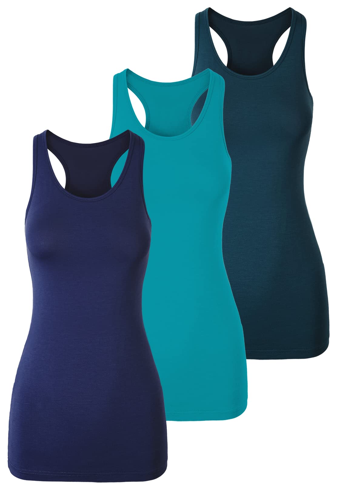 TAIPOVE Women's Racerback Tank Top Long Camisole Sleeveless Yoga Shirts Workout 
