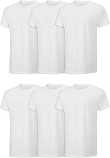 Fruit of The Loom Men's Crew Tee Undershirts, Moisture Wicking & Tag Free, Also Available in Big & Tall