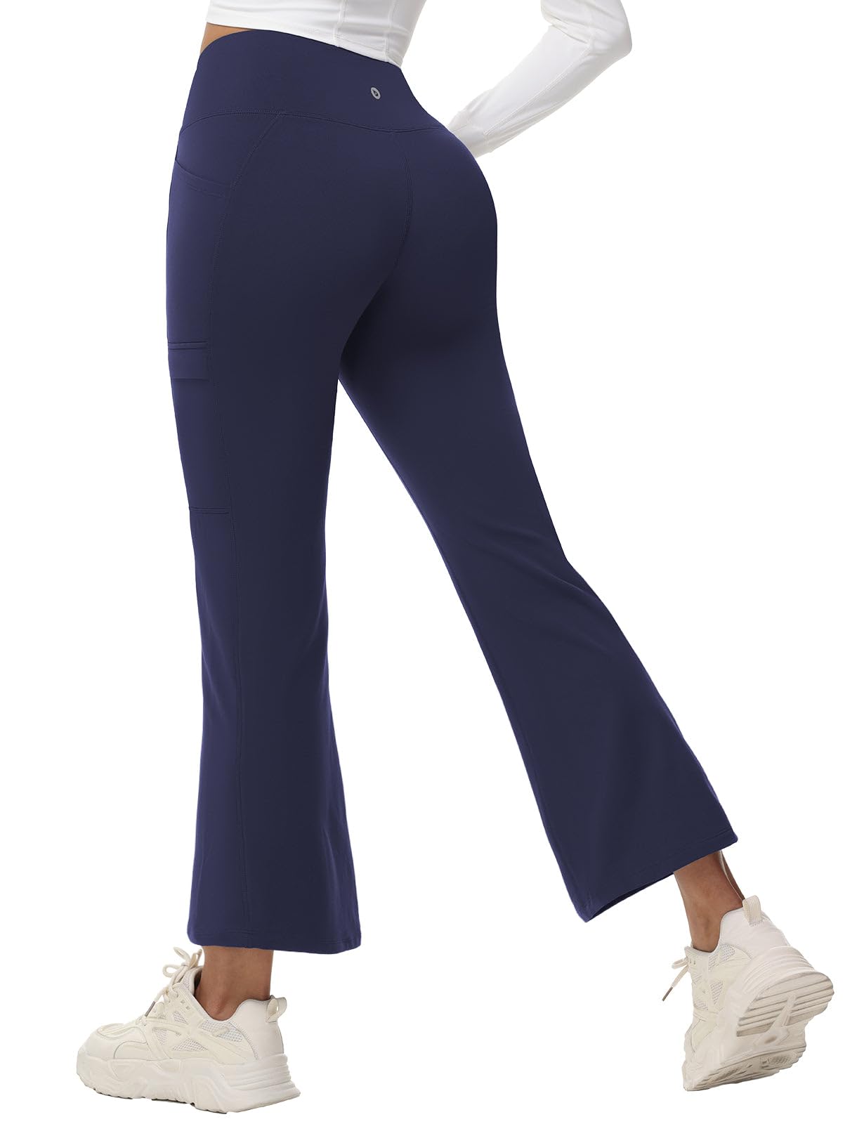 baleaf Fleece Lined Trousers Womens Thermal Flared Leggings Water Resistant Pant