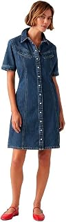 Levi's Rinoa Denim SS Dress Casual Women's Dress