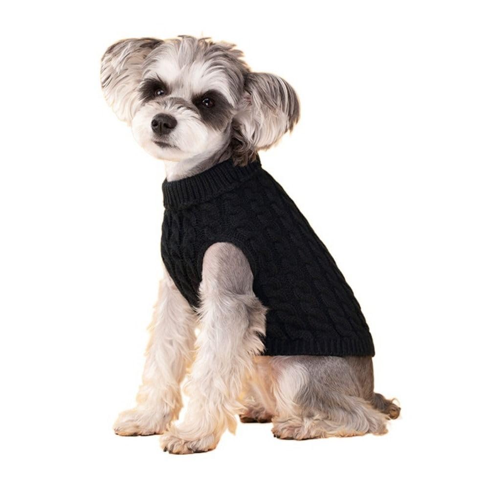 Generic Dog Knitted Sweater Wool Teddy Jacket Comfortable Winter Pet Vest Pet Kn