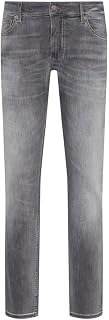 BOSS Mens Delaware BC-L-P Blue Slim-fit Jeans in Super-Stretch Denim