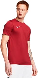 Nike Dri-FIT Park 7 Short Sleeve Jersey T-Shirt, Training Wear, One Point, Plastic Shirt, Soccer, Futsal, Practice Wear, Game, Sportswear, Quick Drying, Sweat Absorbent, Breathable, Mesh, Slim Fit