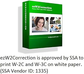 EzW2Correction 2024: Form W-2C, W-3C Software (basic version)
