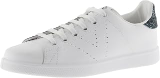 victoria Tenis Leather Sneaker & Back in Glitter & Perforated Logo 1125104 for Girls