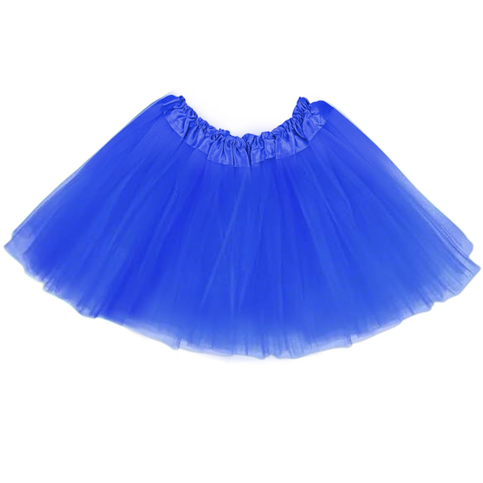 AYBUY Tutu Skirt for Girls, Elastic 3 Layered Tulle Tutu Skirt, Puffy Princess F