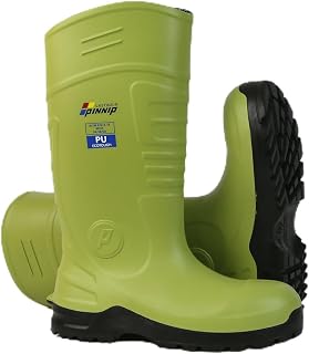 PU Rubber Work Boots Category S5 with Steel Cap - Waterproof, Non-Slip and Puncture Resistant, CE and CSA Certification, Oil and Acid Resistant and Anti-Static, for Men and Women