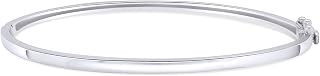 Classic Plain Design & 7 inch Bangle Bracelet for Women