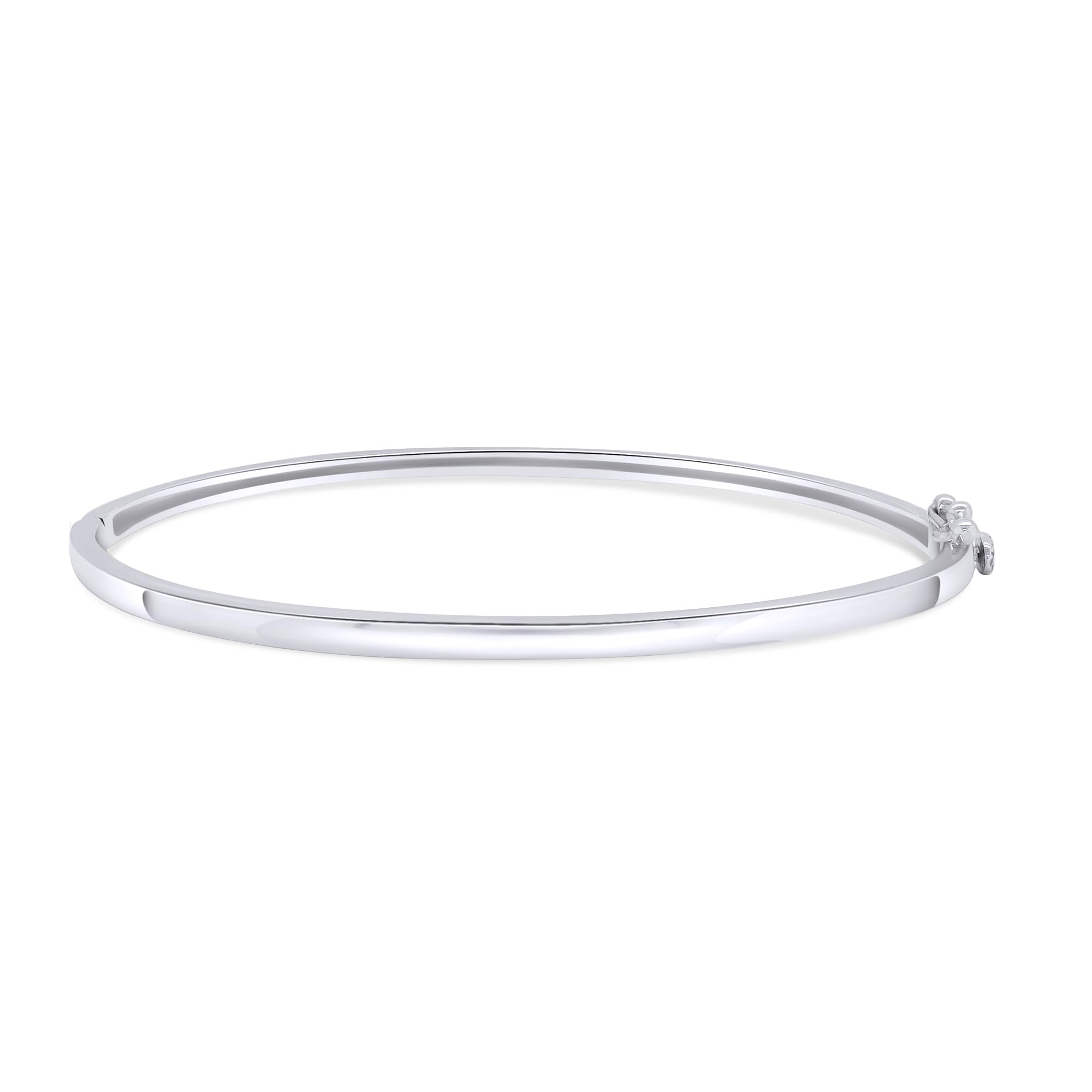 Classic Plain Design & 7 inch Bangle Bracelet for Women