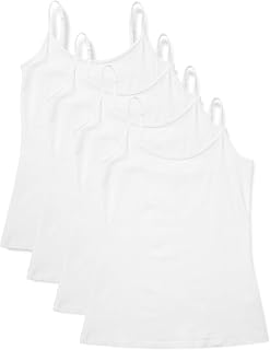Amazon Essentials Women's 4-Pack Slim-Fit Camisole