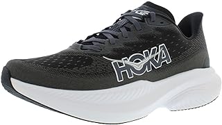 HOKA ONE ONE Men's Shoes Mach 6, Black/White, 9 UK