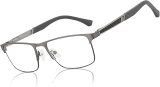 ZENOTTIC Reading Glasses for Men and Women: Classic Large Square Glasses with Blue Light Filter for Computer