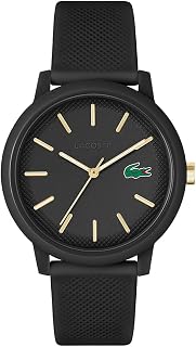 Lacoste Lacoste Collection 12.12 Analogue Quartz Watch with Small Stitched Texture Silicone Strap - Available for Men and Women