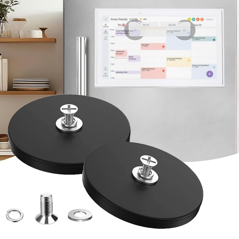Fridge Magnet Mount for Skylight Calendar Digital Calendar,No Drilling Magnetic 