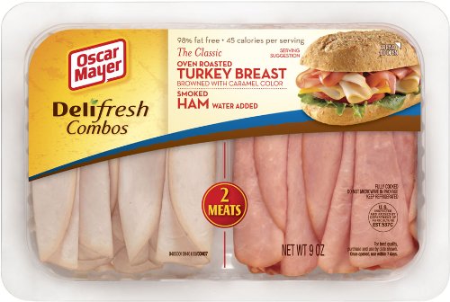 OSCAR MAYER LUNCH MEAT COLD CUTS COMBO DELI FRESH OVEN ROASTED TURKEY BREAST AND