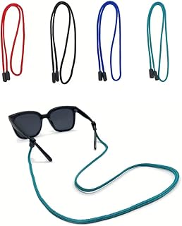 2 Pcs Eyeglass Holder Straps, Eyeglass Straps for Men Women, Eyeglass Holders Around Neck, Sunglasses Rope Chain, Green, 2 Pieces
