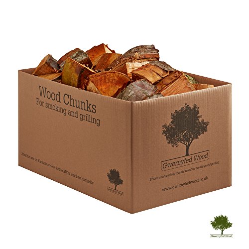Cherry Wood Chunks for Smoking Food (8 flavours available) - Large 7-9KG / 25 Li