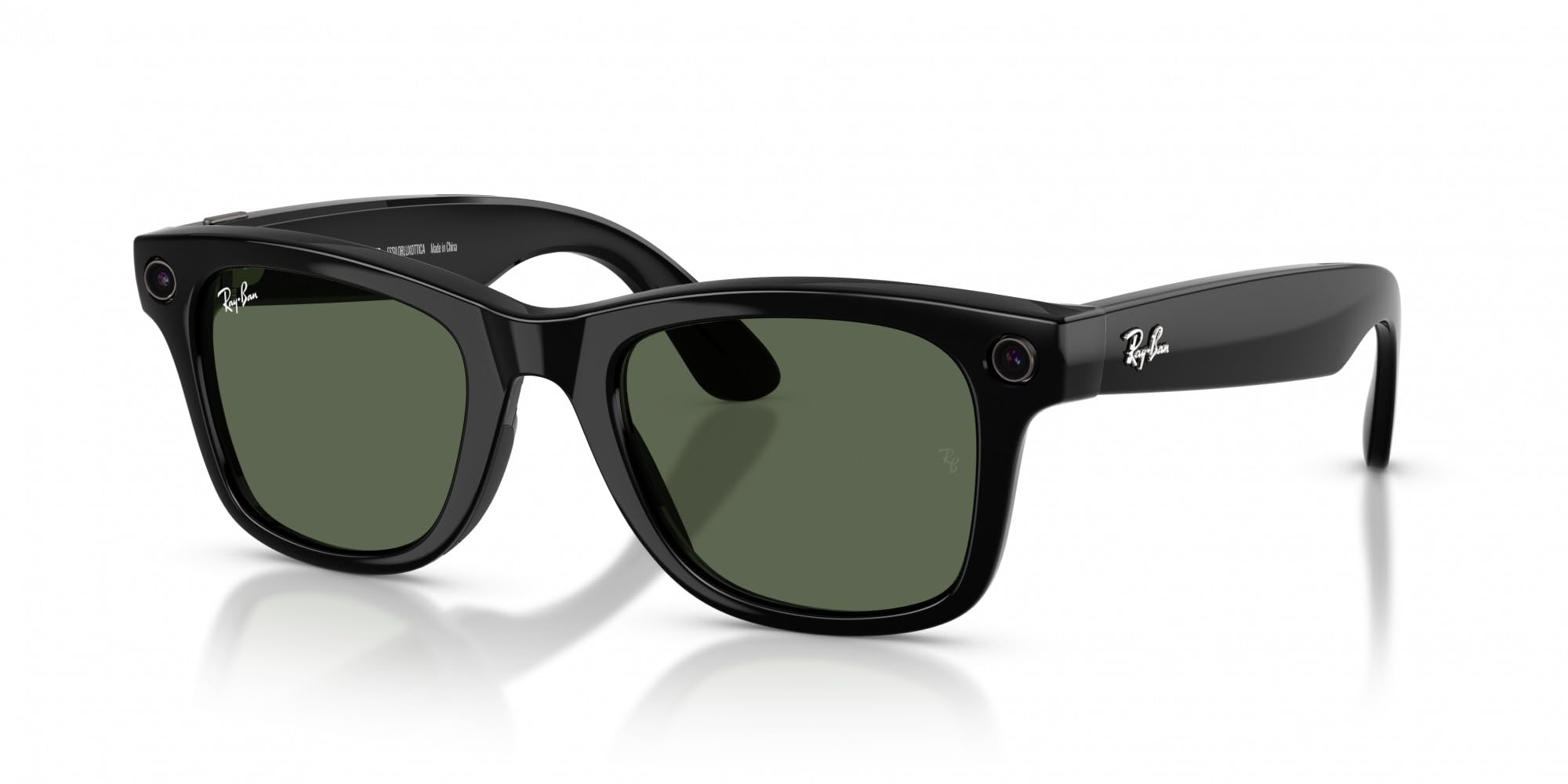 Ray-Ban Meta (Gen 2); Wayfarer; Shiny Black | Smart, Transitions Graphite