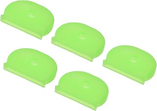 10 Pcs Key ID Tags Silicone Case for Home Apartment Green