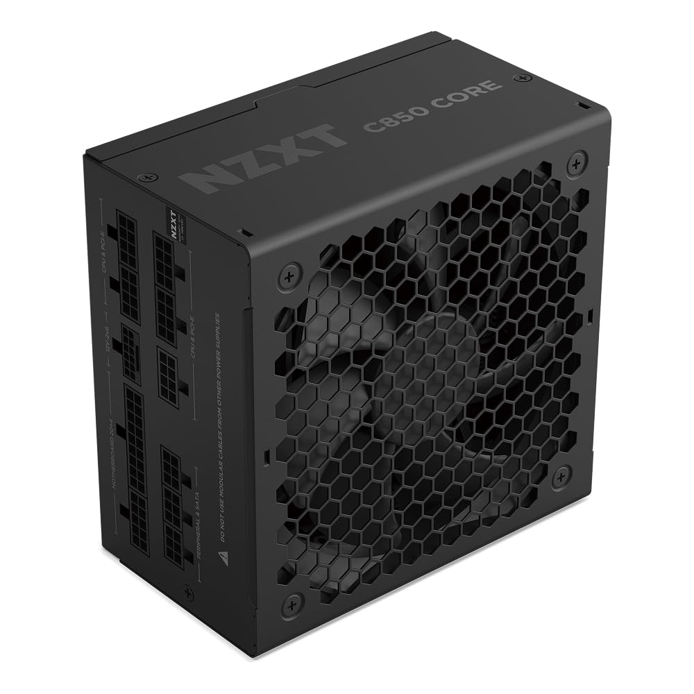 NZXT C850 Gold Core - 850W ATX 3.1 Power Supply, 80+ Gold | 850W ATX 3.1 PSU, 80