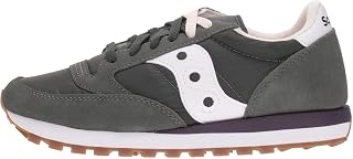 Shoes for men SAUCONY JAZZ sneakers in gray and orange suede S2044-319