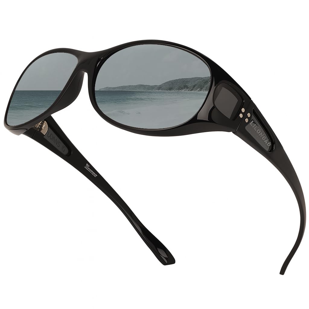 Men and Women Fit Over Polarized Sunglasses –Oversized sunglasses UV400 Protecti