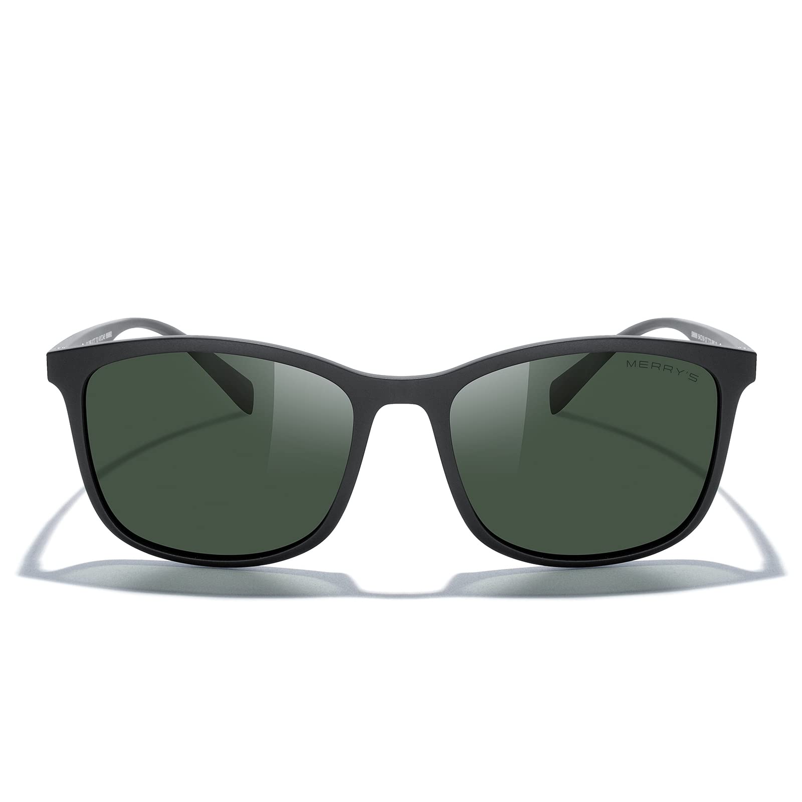 MERRY'S Square Polarized Sunglasses for Men Women Ultralight Shades Driving Fish