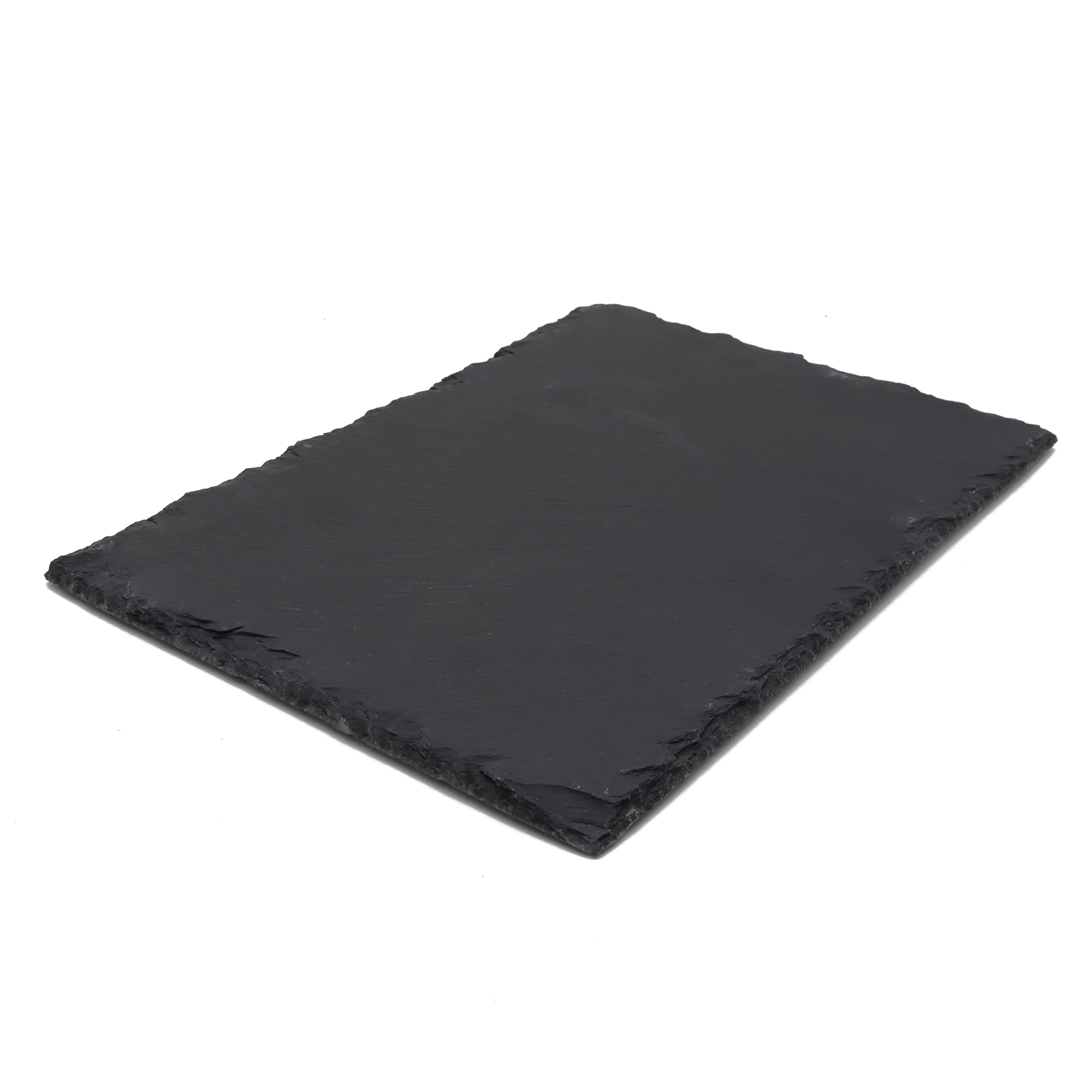 JIH Reptile Basking Platform 11.8 x7.8 inch, Natural Rock Reptile Food Bowl Tort