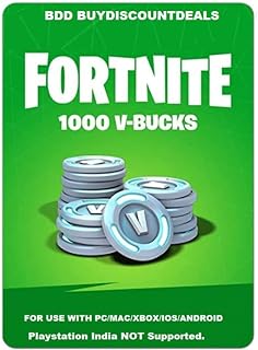 Fortnite 1000 V-Bucks Code 1000 Vbucks Code (No Cd/Dvd)