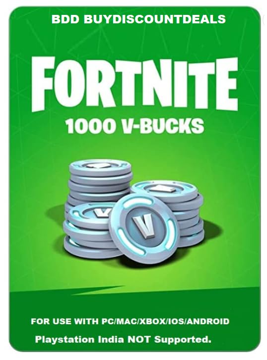 Fortnite 1000 V-Bucks Code 1000 Vbucks Code (No Cd/Dvd)