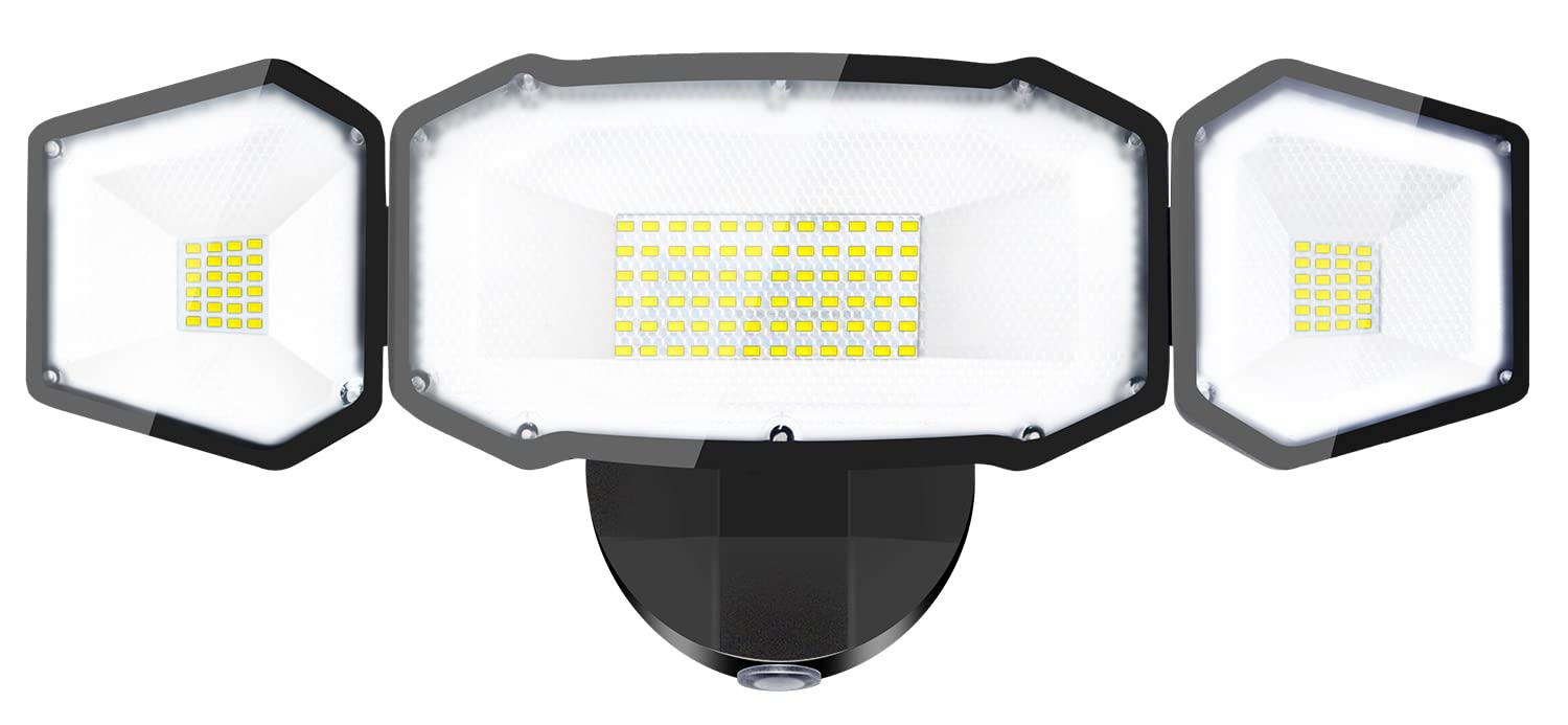 50W Flood Light Outdoor, 5000LM Super Bright LED Flood Light, Switch Controlled 