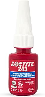 Loctite 243, thread brake normal resistance, blue thread brake for locking