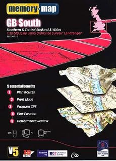 Memory-Map Version 5 Standard Edition -OS Maps 1:50K - GB South