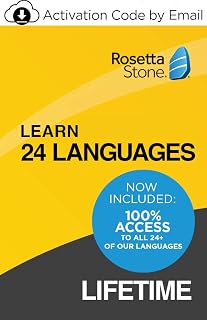 Rosetta Stone LIFETIME UNLIMITED - Learn All 24 Languages [PC/Mac Online code]