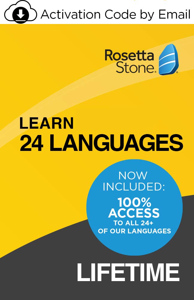 Rosetta Stone LIFETIME UNLIMITED - Learn All 24 Languages [PC/Mac Online code]
