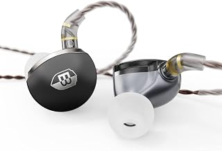 BASN MTPro 14.5mm Planar HiFi in Ear Monitors Headphones (Rich Black)