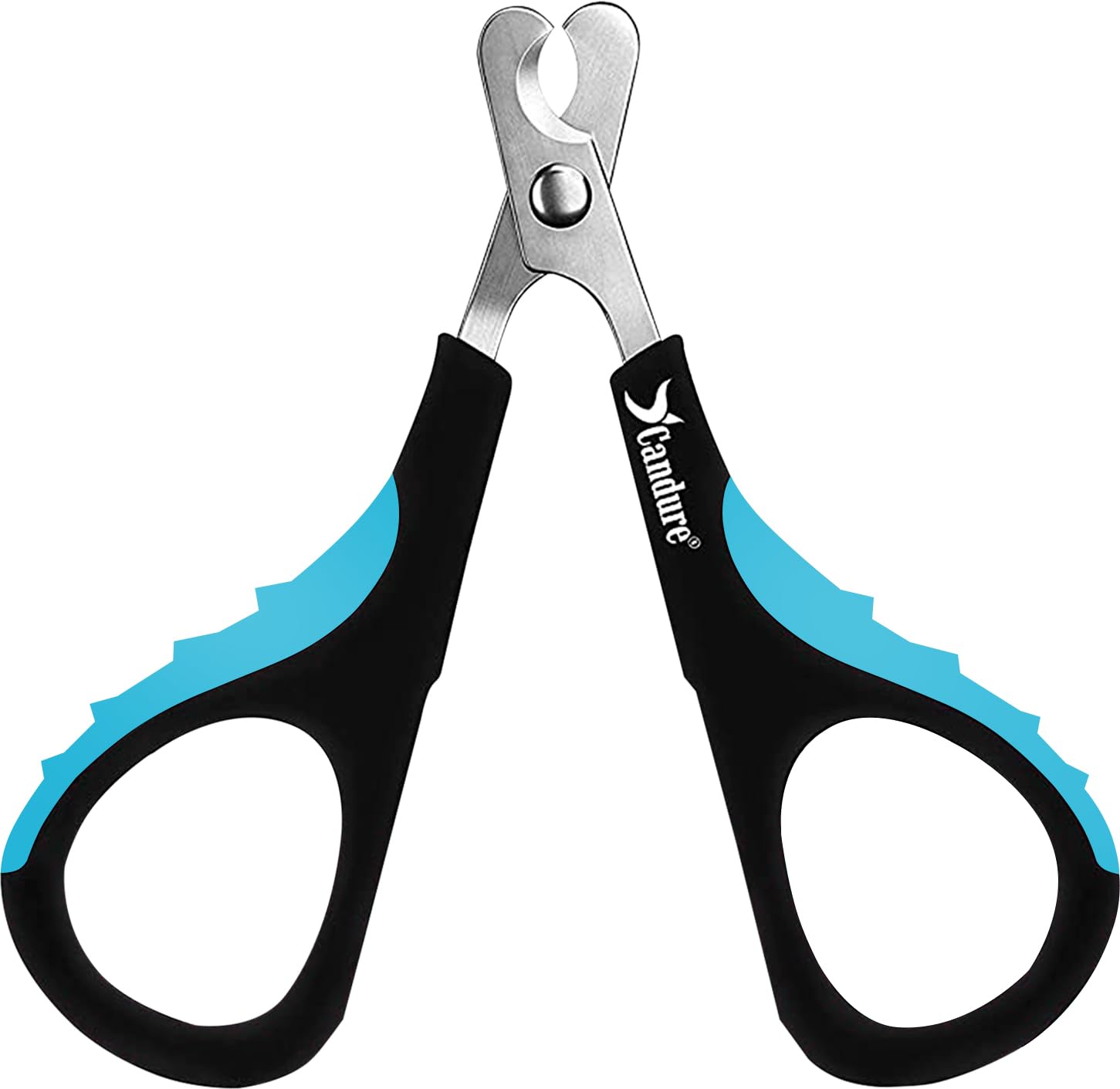 Candure Pet Nail Clippers, Small, Dark Blue | Cat Nail Clipper for Rabbits, Guin