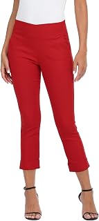 HDE Women's Capri Casual Pants